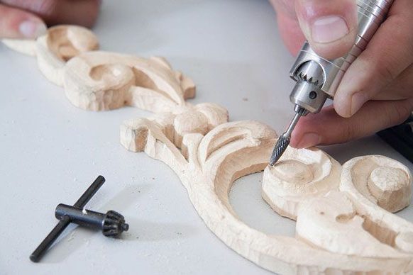 Power carving with a Dremel